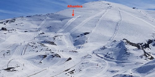 La ‘Alhambra’ junto al Veleta